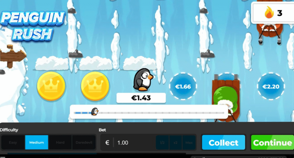 juego penguin rush